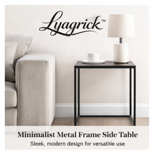 Lyagrick™ Minimalist Metal Frame Side Table