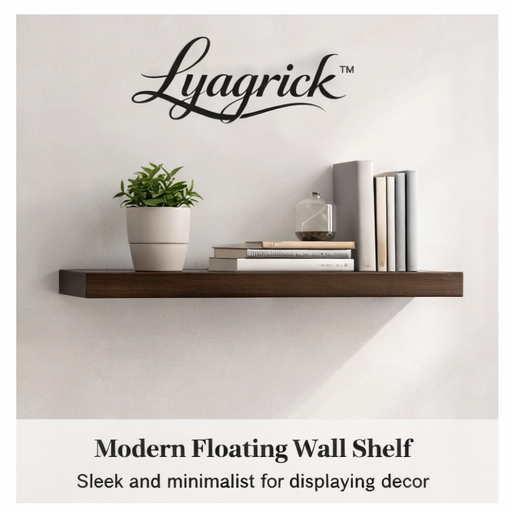 Lyagrick™ Modern Floating Wall Shelf