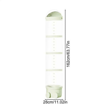Plush Doll Storage Tube 3 layer / 4 layers Stuffed Animal Storage Toy Display Transparent Stuffed Dolls Storage Bucket Organizer